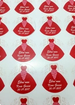 Kişiye Özel ; Tasarım-Baskı-Kesim Sticker Etiket