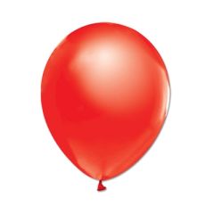 Metalik Balon Kırmızı Renk 100 Adet