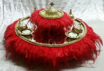 Tüylü Özel yapım kına tepsi , sepet set TK SEPET&TEPSI