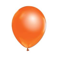 Metalik Balon Turuncu Renk 100 Adet