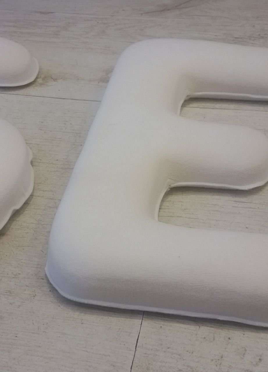 35 cm boyunda tekstil harf Krem 35 cm yukseklik Tekstil harf (sipariş notunda harfi belirtiniz)