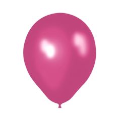 Metalik Balon Ruby Fuşya 100 Adet