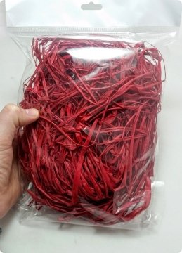 Renkli Doğal Rafya Saman Asetat Kutu Taban Süsü