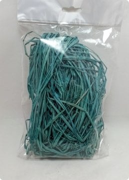 Renkli Doğal Rafya Saman Asetat Kutu Taban Süsü