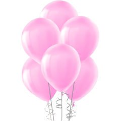 Şeker Pembesi Metalik Balon Sedefli Balon 100 Adet