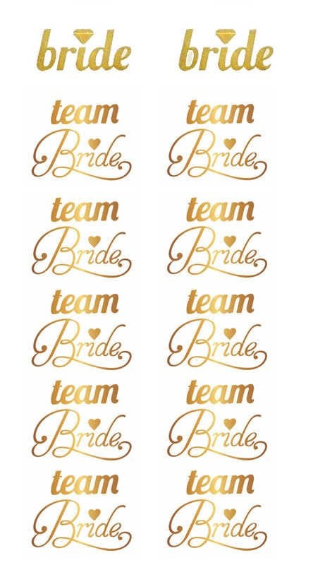 DÖVME TEAM BRIDE KALPLİ VARAKLI ALTIN PK:12