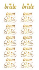DÖVME TEAM BRIDE KALPLİ VARAKLI ALTIN PK:12