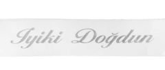 KUŞAK KURDELA İYİKİ DOĞDUN GÜMÜŞ PK:2MT KL:200