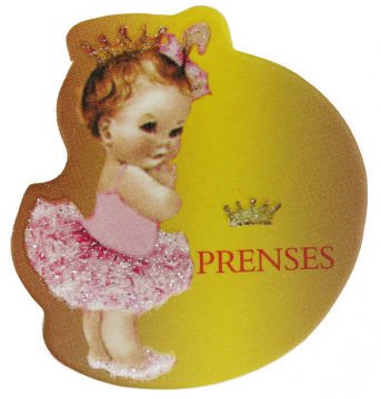 STİCKER ÇOCUK PRENSES PEMBE P50