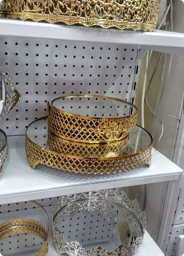 Metal küçük jardinyer takımı GUMUS