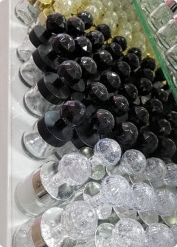 20 li Pvc SİYAH Tepelikli Cam Kavanoz