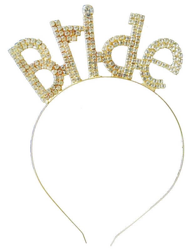TAÇ METAL TAŞLI BRIDE ALTIN PK:1 KL:250