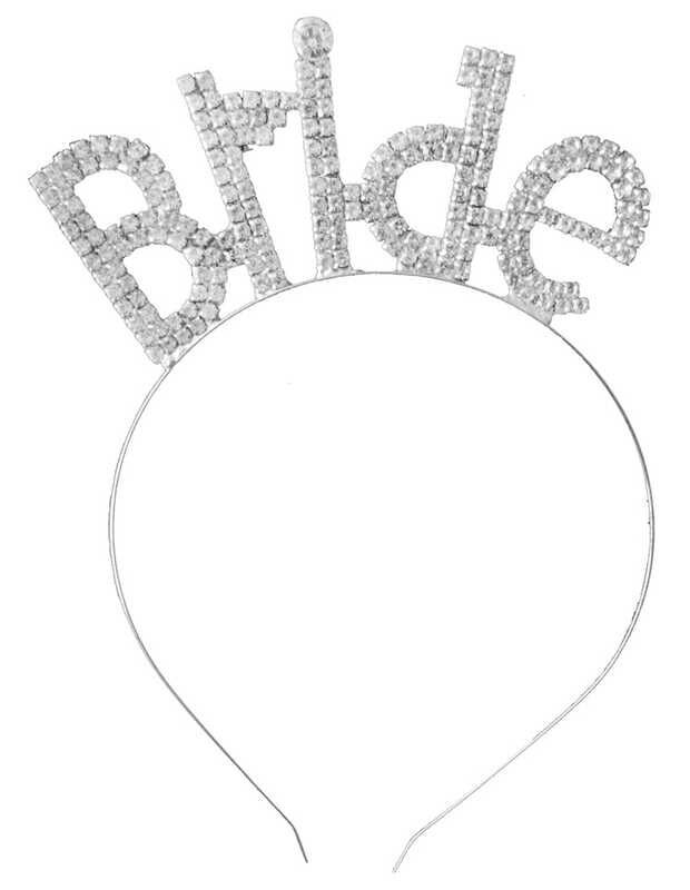 TAÇ METAL TAŞLI BRIDE GÜMÜŞ PK:1 KL:250