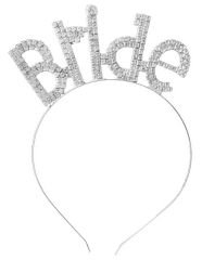 TAÇ METAL TAŞLI BRIDE GÜMÜŞ PK:1 KL:250