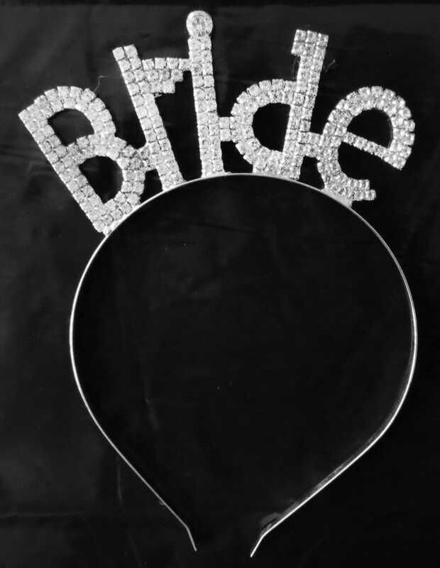TAÇ METAL TAŞLI BRIDE GÜMÜŞ PK:1 KL:250