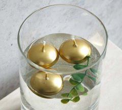 MUM TEALIGHT YÜZEN MUM ALTIN PK:9
