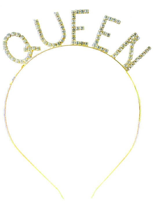 TAÇ METAL TAŞLI QUEEN ALTIN PK:1 KL:250