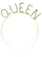 TAÇ METAL TAŞLI QUEEN ALTIN PK:1 KL:250