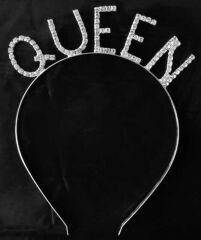 TAÇ METAL TAŞLI QUEEN GÜMÜŞ PK:1 KL:250