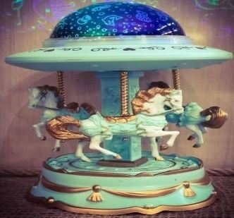 Projeksiyonlu Atlı Karınca Müzik Kutusu