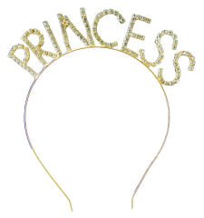 TAÇ METAL TAŞLI PRINCESS ALTIN PK:1 KL:250