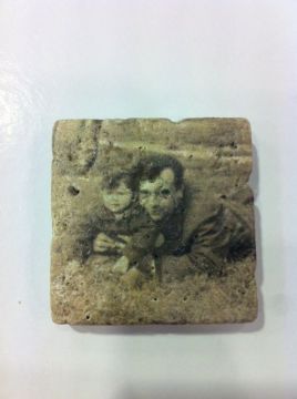 Taş üzerine resim baskılı magnet