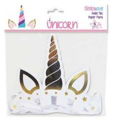 TAÇ UNICORN KAĞITTAN KARIŞIK RENK PK:6 KL:144
