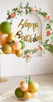 Ayaklı Yuvarlak Balon Standı