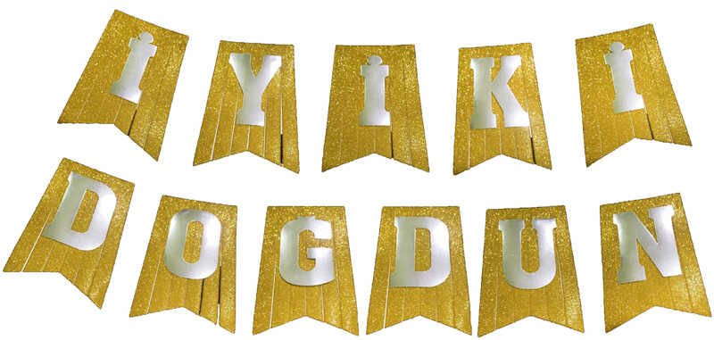 FLAMA İYİKİ DOĞDDUN EVADAN ALTIN PK:1 KL:100
