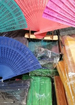100 lu Ahşap Yelpaze ( Püskül Takılabilir )