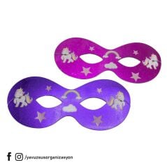 6 lı Unicorn Konseptli Maske(Gözlük)
