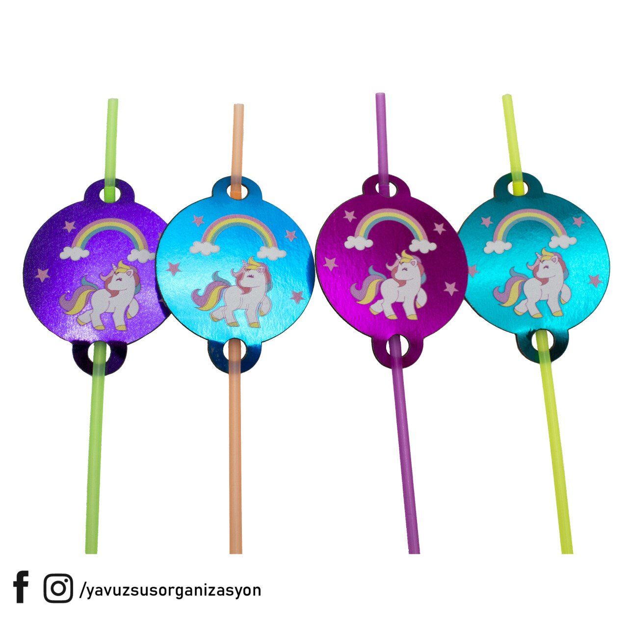 8 li Unicorn Konseptli Pipet