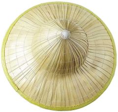 Naturel Renk Hasır Malzeme Bali Şapkası 42x35 cm