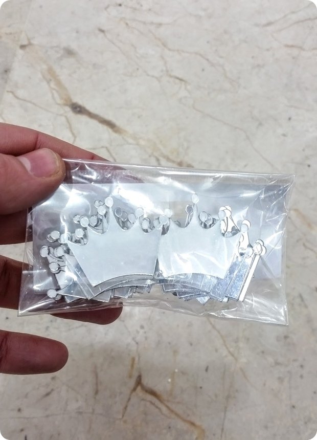 25 Ad Taç Pleksi, Lazer Kesim Ayna