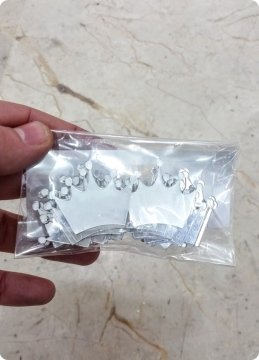 25 Ad Taç Pleksi, Lazer Kesim Ayna