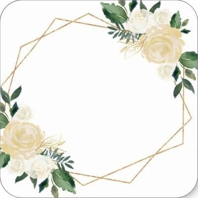Söz,Nişan,Nikah Kare etiket 1 Sayfa (48 adet)