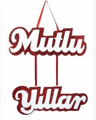 Strafor Alt Alta Mutlu Yıllar Yazısı