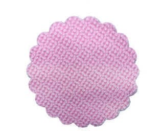 ORGANZE PUANTİYELİ PEMBE 22CM P100-100
