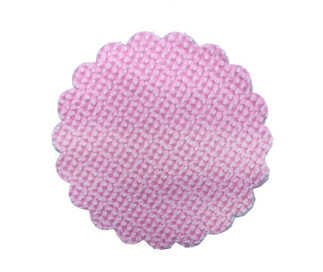 ORGANZE PUANTİYELİ PEMBE 22CM P100-100