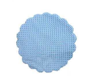 ORGANZE PUANTİYELİ MAVİ 22CM P100-100