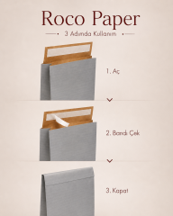 Bantlı Hediye Zarfı 25x30x8 cm Kese  - Gümüş 24'lü Paket