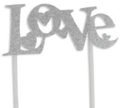 PASTA SÜSÜ LOVE GÜMÜŞ  PK:1-KL:50