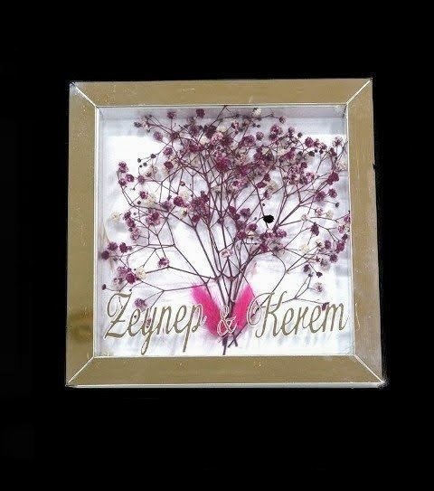 Şeffaf Pleksili Çerçeveli İsimlik SADE