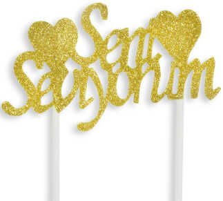 PASTA SÜSÜ EVA SENİ SEVİYORUM ALTIN PK:1