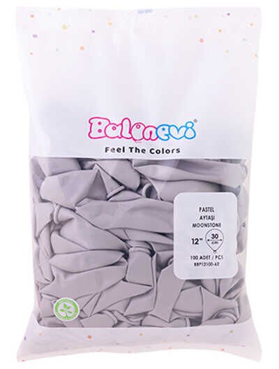 BALON DÜZ 12 İNC YULAF BEYAZI PK:100 KL:28