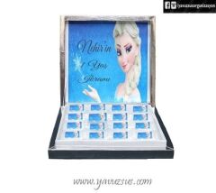 Kişiye Özel Madlen Çikolatalı Kutu 32 LI