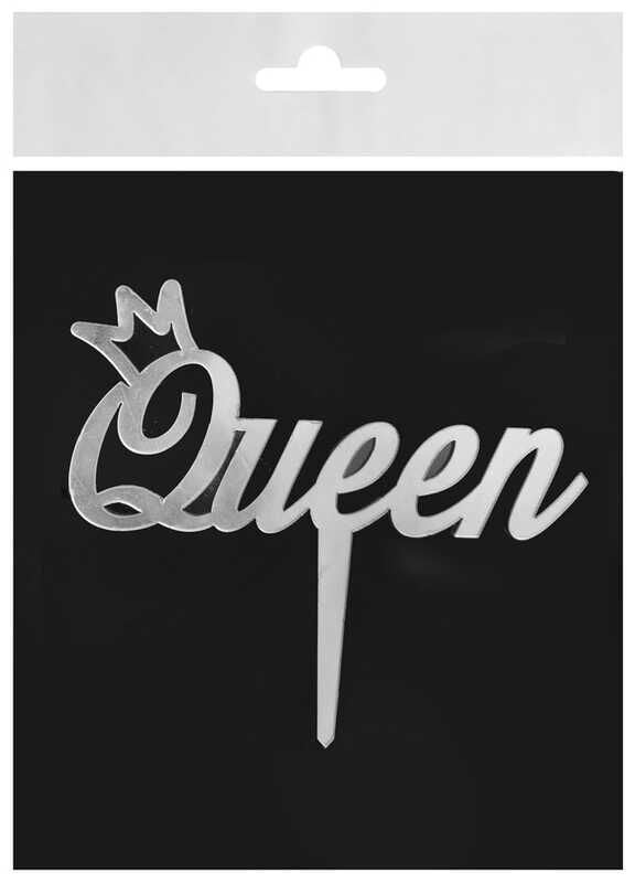 PASTA SÜSÜ PLEKSİ QUEEN GÜMÜŞ PK:10 KL:100