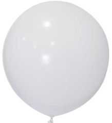 BALON JUMBO DÜZ 24 İNC BEYAZ PK:3 KL:48