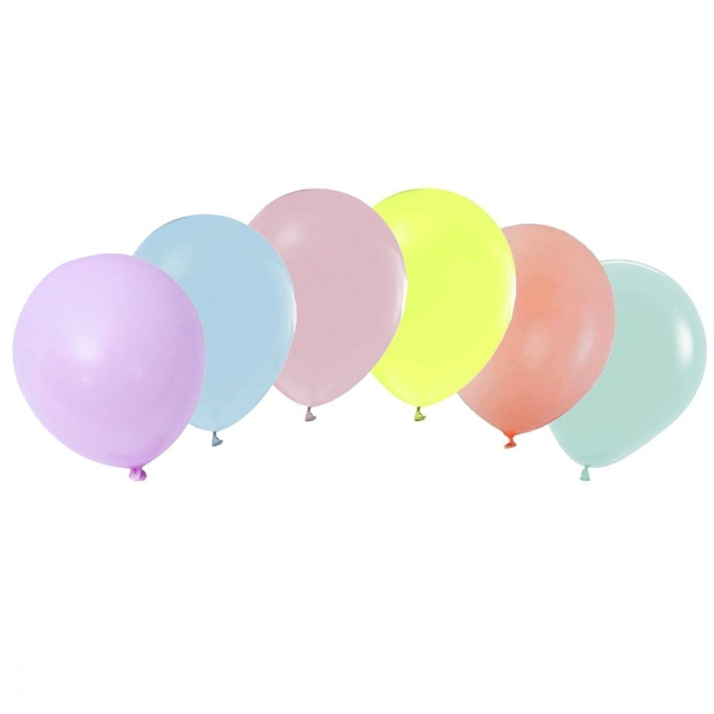 100 Lü 12 inç Makaron Jumbo Balon