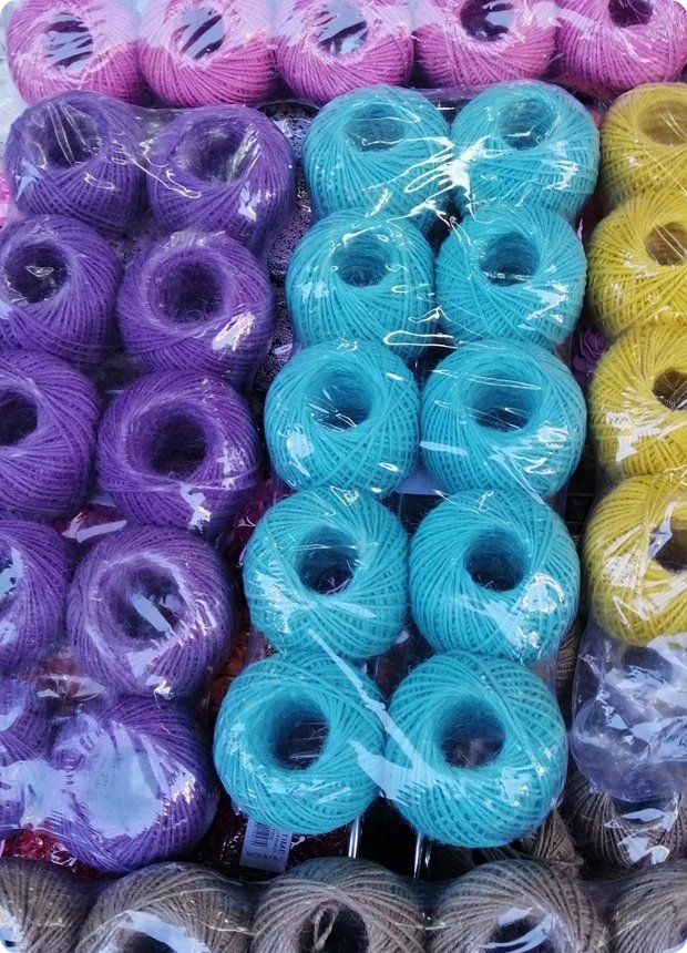 100 Gram Mor Jüt İp